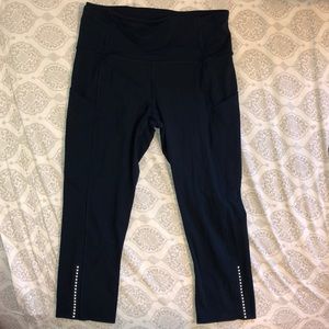 Navy lulu leggings